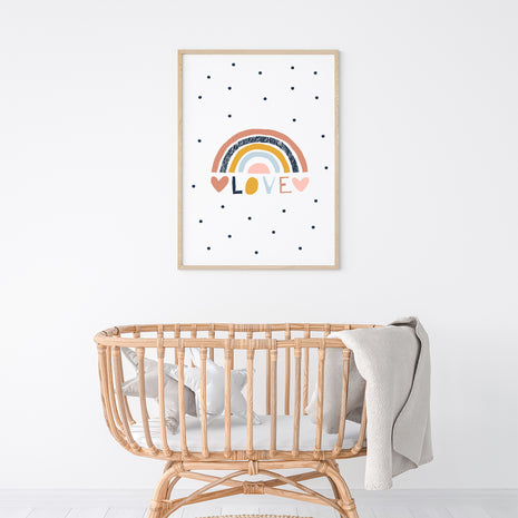 Love rainbow Fine Art Print