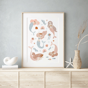 Meerjungfrauen (Boho) - Poster