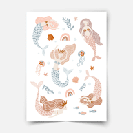 Mermaids (Boho) Fine Art Print