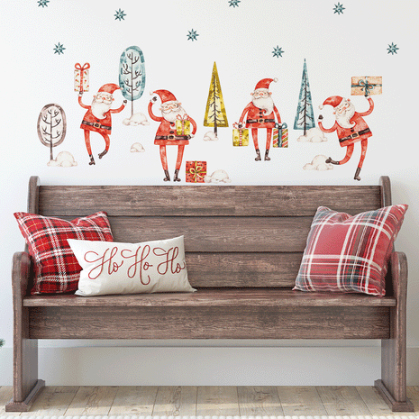 Christmas wall sticker, Christmas wall decal, Santas wall sticker, nutcracker wall decal, Christmas nursery wall sticker, Christmas nursery wall decal