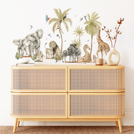 Jungle wall stickers - Tropical safari - palm trees