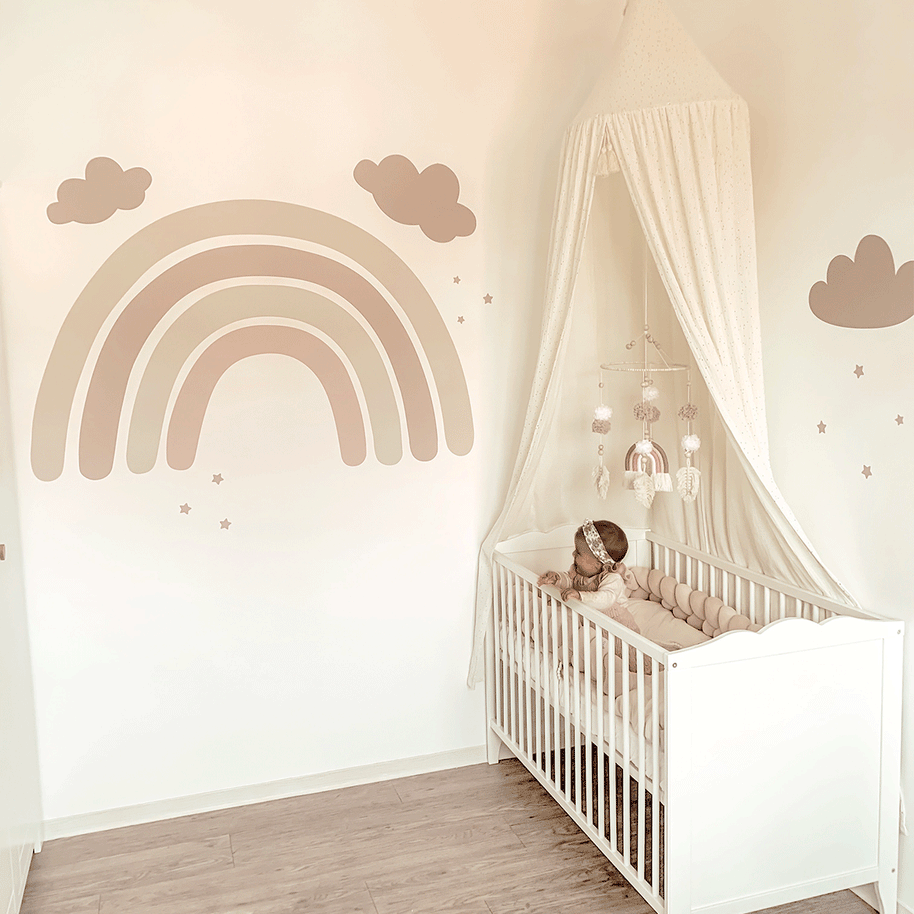 Rainbow wall sticker (Boho)